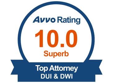 AVVO Rating 10/10 Top Attorney in DUI & DWI
